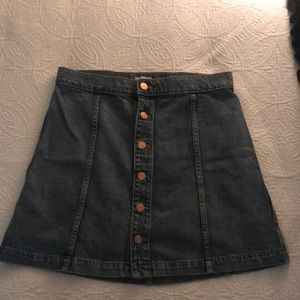 Express Karlie Kloss Jean Skirt